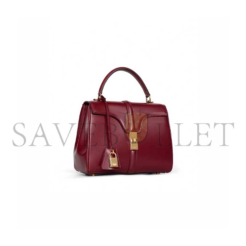 CELINE SMALL 16 BAG IN SATINATED CALFSKIN 188003BEY.28LB (23*18*10cm)